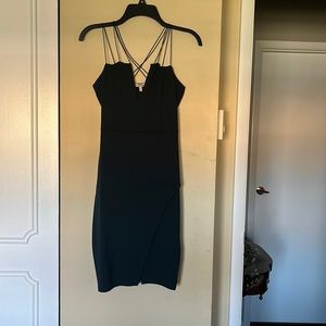 Asymmetrical Emerald Dress